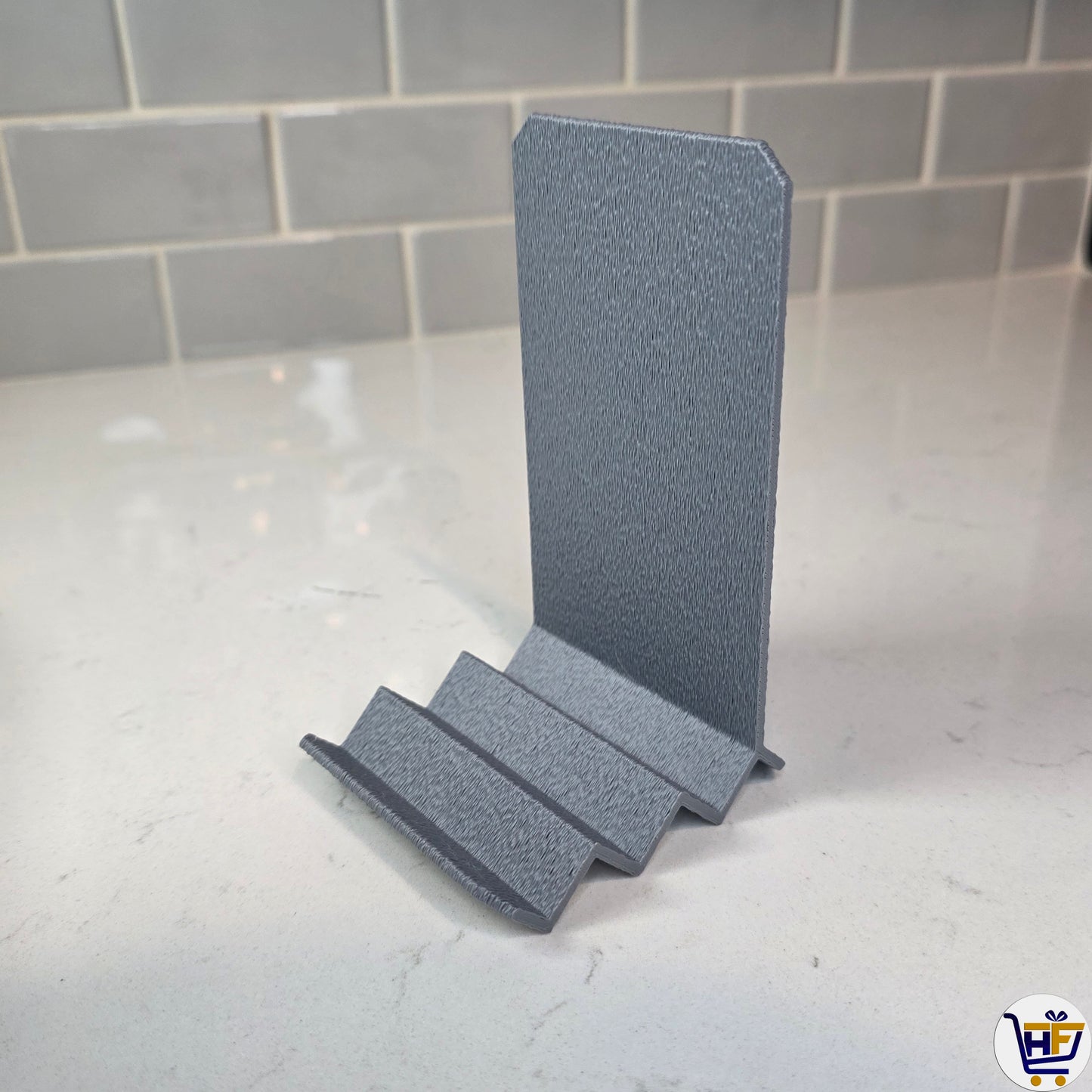 "Omni-Angle" 5" Adjustable Tech Stand – Multi-Groove 3D-Printed Phone & E-Reader Dock