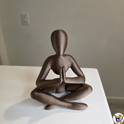 "The Inner Balance" 5" 3D-Printed Figurine | Minimalist Yoga & Meditation Decor