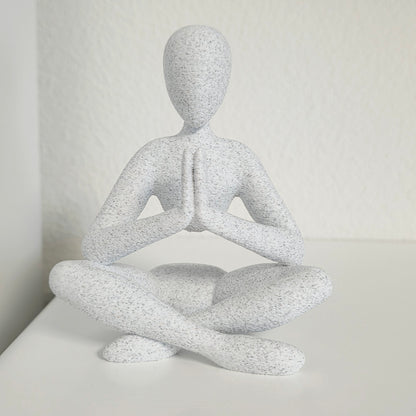 "The Inner Balance" 5" 3D-Printed Figurine | Minimalist Yoga & Meditation Decor