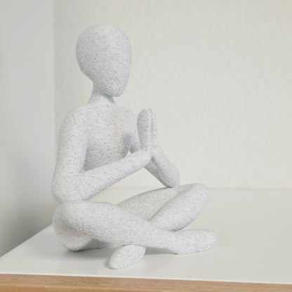 "The Inner Balance" 5" 3D-Printed Figurine | Minimalist Yoga & Meditation Decor