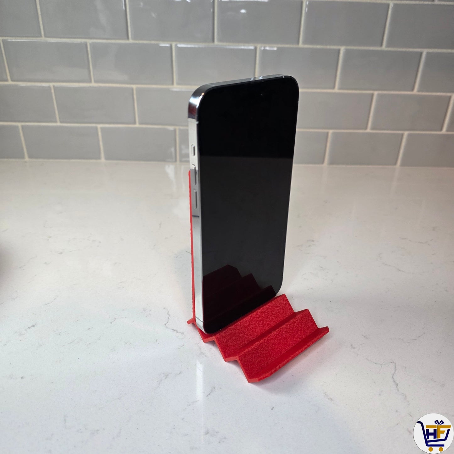 "Omni-Angle" 5" Adjustable Tech Stand – Multi-Groove 3D-Printed Phone & E-Reader Dock