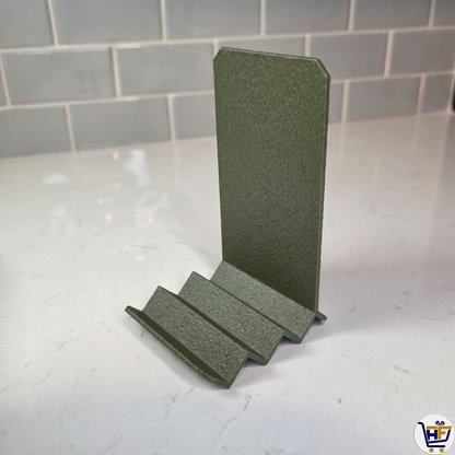 "Omni-Angle" 5" Adjustable Tech Stand – Multi-Groove 3D-Printed Phone & E-Reader Dock