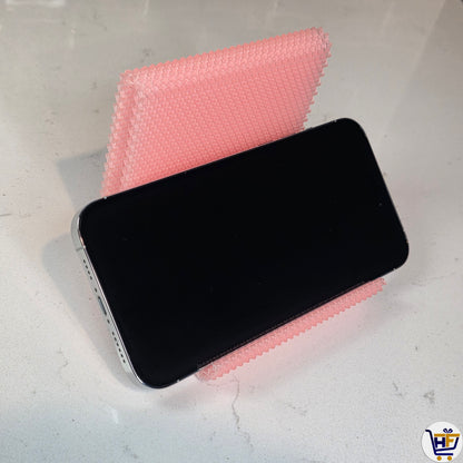 "Pixel Flow" 4" 3D-Printed Tech Stand – Textured Universal Phone & Accessory Stand