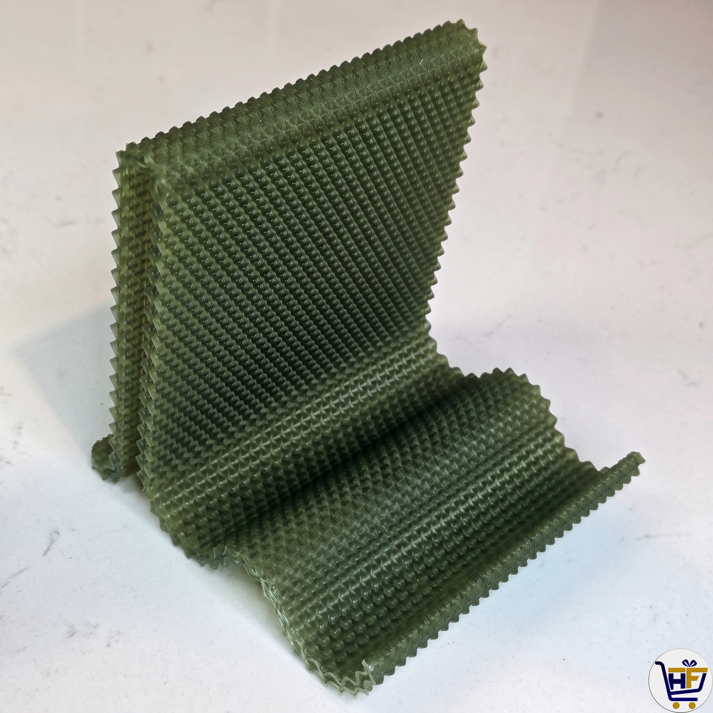 "Pixel Flow" 4" 3D-Printed Tech Stand – Textured Universal Phone & Accessory Stand
